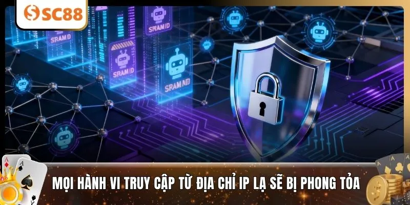 Mọi hành vi truy cập từ địa chỉ IP lạ sẽ bị phong tỏa